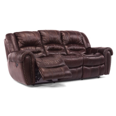 Flexsteel | Town 1010 Reclining Leather Sofa