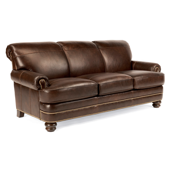Flexsteel > B3791 Baybridge Leather Sofa