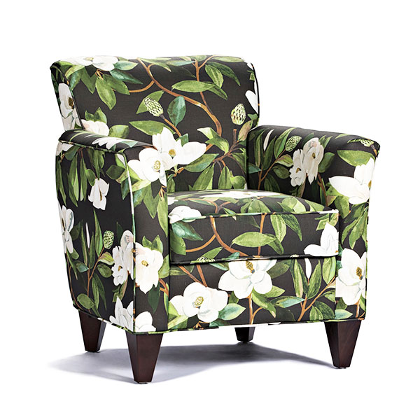 Marshfield Furniture > Green White Floral Chair
