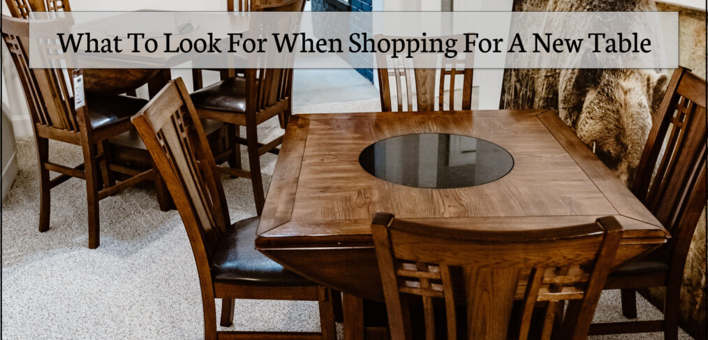 Shopping For A New Table For Sale | Furniture Stores In Michigan | Amish