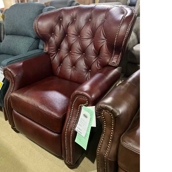 Leather Tufted Recliner | Comfort Design | Fenton Home Furnishings