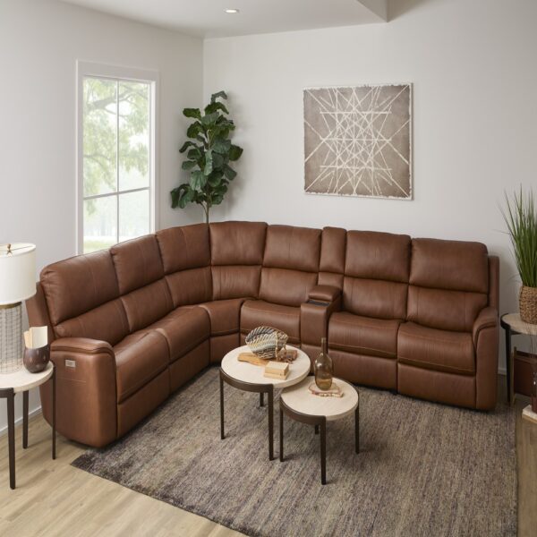 Henry Power Reclining Sectional with Power Headrests & Lumbar - Image 11