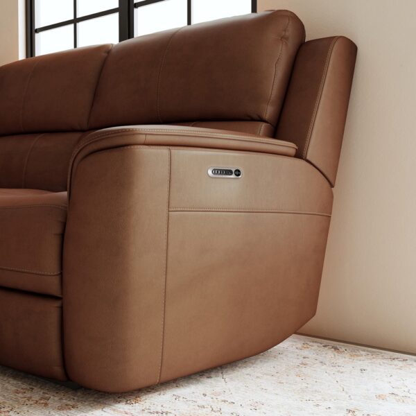 Henry Power Reclining Sectional with Power Headrests & Lumbar - Image 3