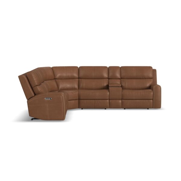 Linden Power Reclining Sectional with Power Headrests & Lumbar - Image 3