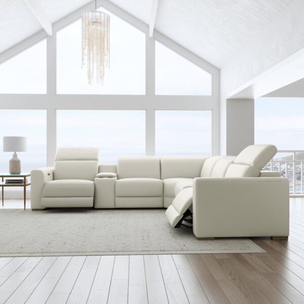 Aurora Power Reclining Sectional with Power Headrests - Image 4