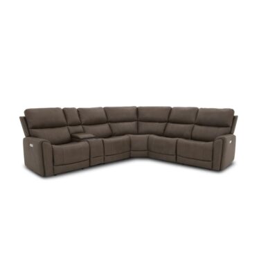 Carter Power Reclining Sectional with Power Headrests & Lumbar
