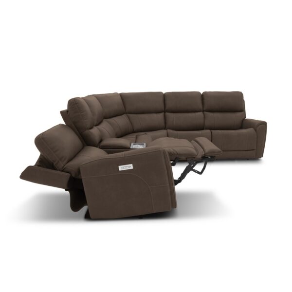 Carter Power Reclining Sectional with Power Headrests & Lumbar - Image 16