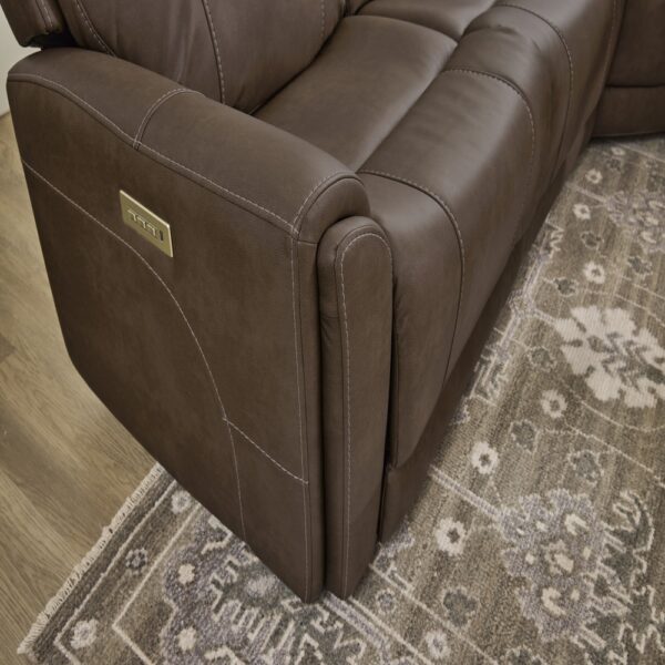 Carter Power Reclining Sectional with Power Headrests & Lumbar - Image 5