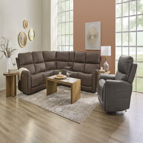 Carter Power Reclining Sectional with Power Headrests & Lumbar - Image 6