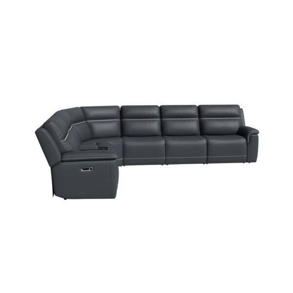 Sawyer Power Reclining Sectional with Power Headrests & Lumbar - Image 10