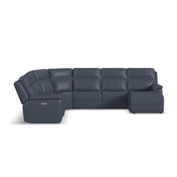 Sawyer Power Reclining Sectional with Power Headrests & Lumbar - Image 11