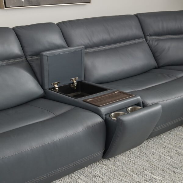 Sawyer Power Reclining Sectional with Power Headrests & Lumbar - Image 2