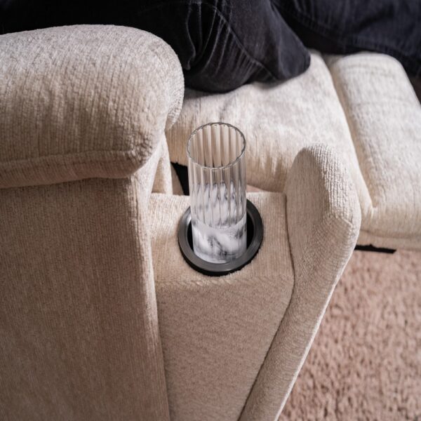 Refined Swivel Gliding Recliner - Image 2