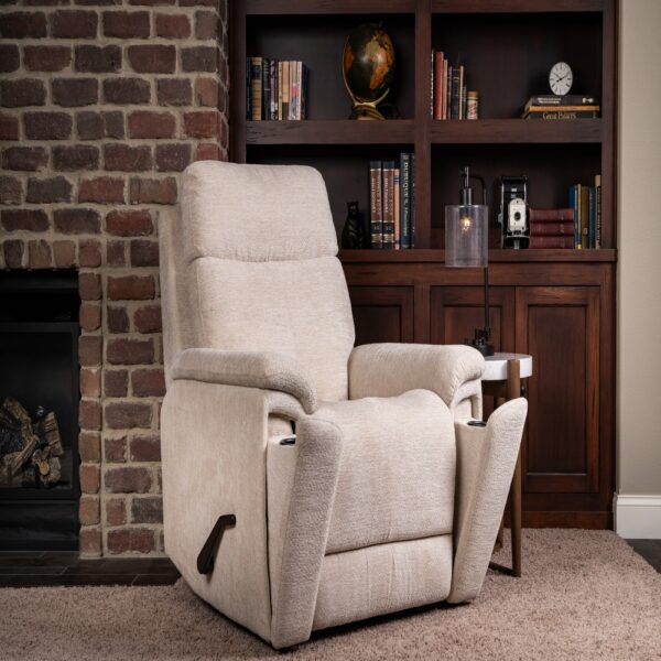 Refined Swivel Gliding Recliner - Image 5