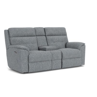 Mason Power Reclining Loveseat with Console & Power Headrests