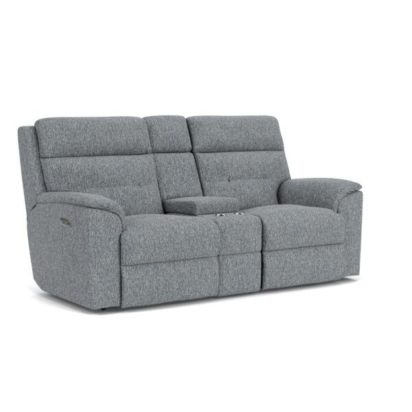 Mason Power Reclining Loveseat with Console & Power Headrests