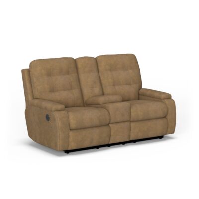 Kerrie Power Reclining Loveseat with Console