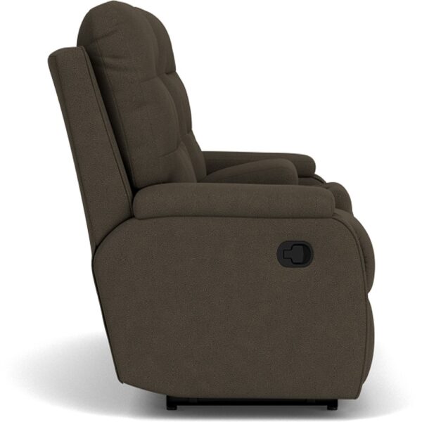 Kerrie Reclining Loveseat with Console - Image 2