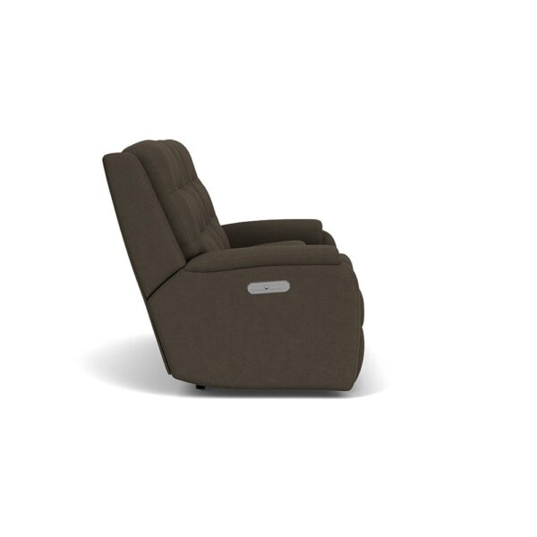 Arlo Power Reclining Loveseat with Console & Power Headrests - Image 3