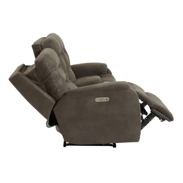 Arlo Power Reclining Loveseat with Console & Power Headrests - Image 7
