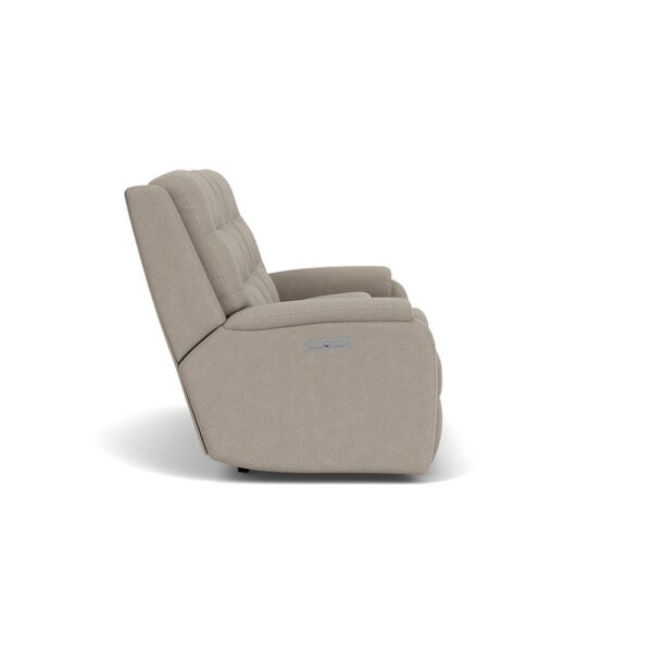 Arlo Power Reclining Loveseat with Console & Power Headrests & Lumbar - Image 4