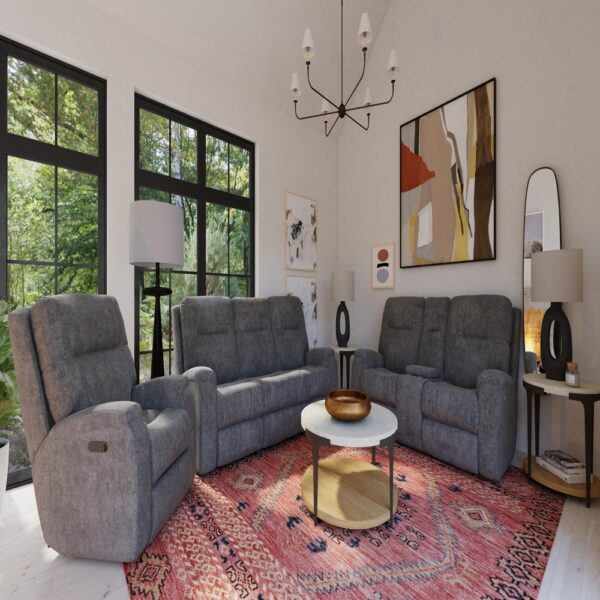 Penn Power Rocking Recliner with Power Headrest & Lumbar - Image 2