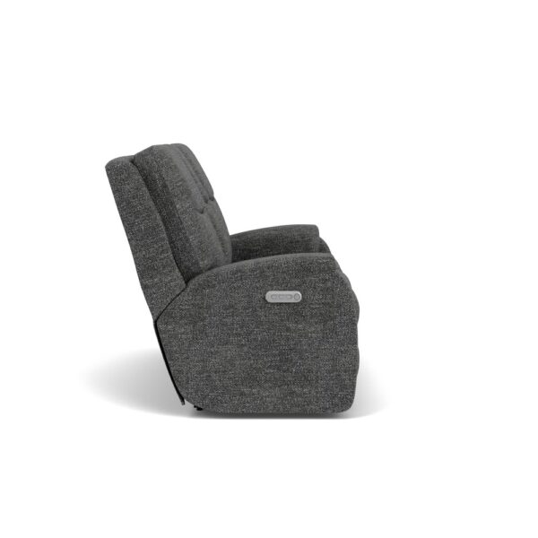 Penn Power Reclining Loveseat with Console & Power Headrests & Lumbar - Image 7