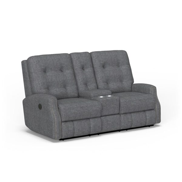 Devon Power Reclining Loveseat with Console