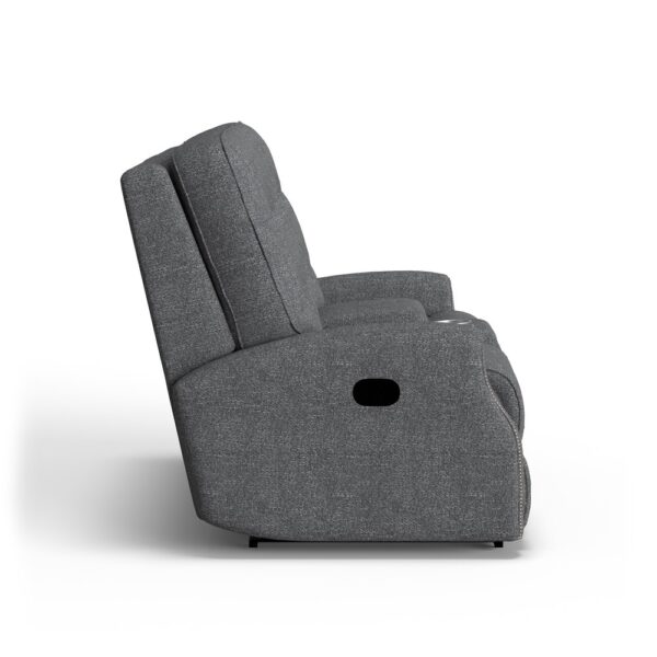 Devon Reclining Loveseat with Console - Image 4