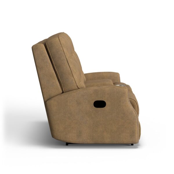 Devon Reclining Loveseat with Console - Image 5