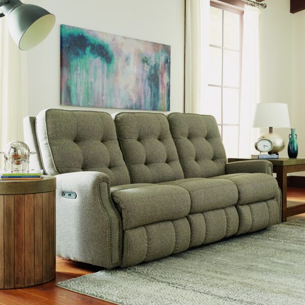 Devon Power Reclining Sofa with Power Headrests - Image 2