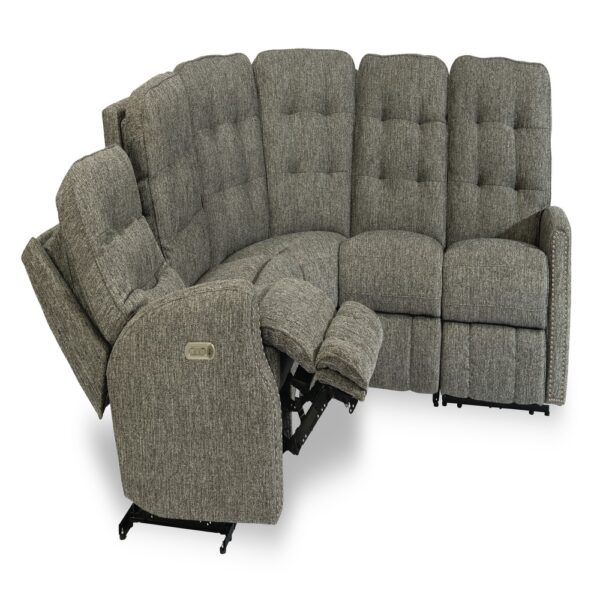 Devon Power Reclining Sectional with Power Headrests - Image 2