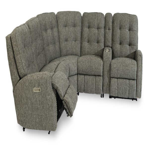 Devon Power Reclining Sectional with Power Headrests - Image 3