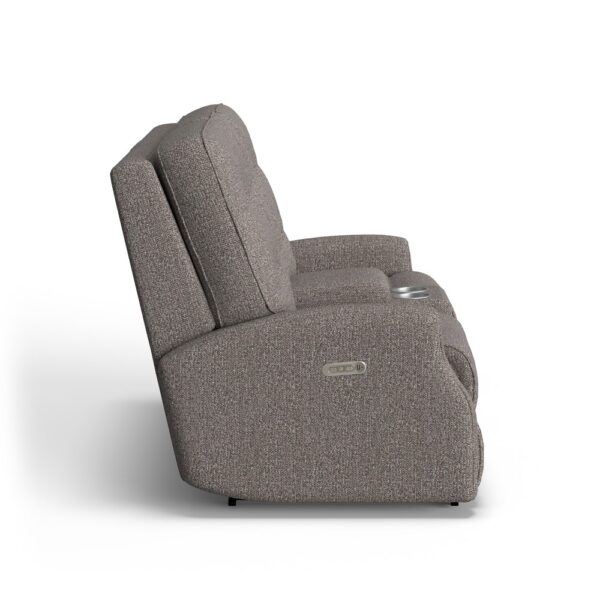 Devon Power Reclining Loveseat with Console & Power Headrests - Image 4