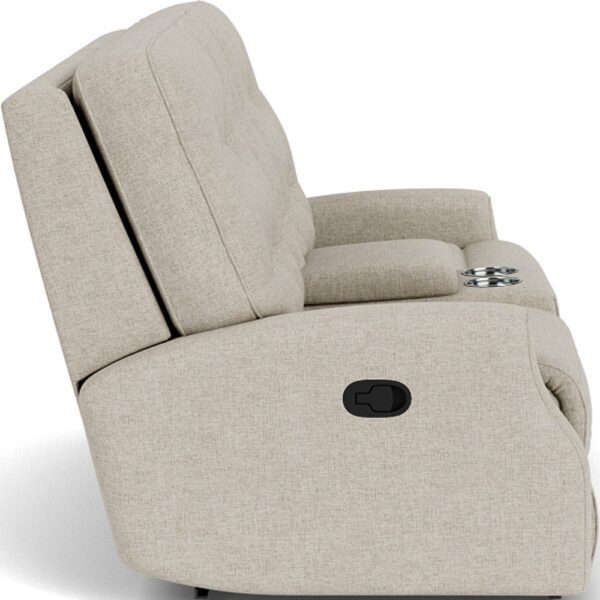 Devon Reclining Loveseat with Console - Image 2