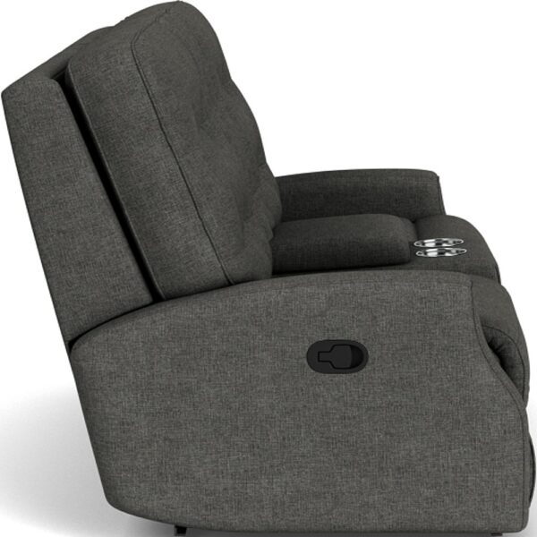 Devon Reclining Loveseat with Console - Image 3