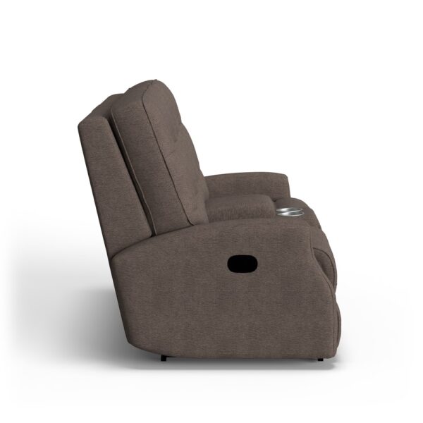 Devon Reclining Loveseat with Console - Image 6