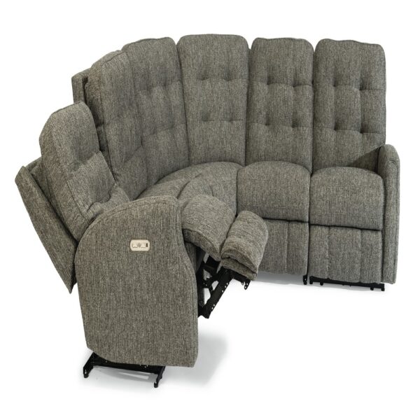 Devon Power Reclining Sectional with Power Headrests - Image 3
