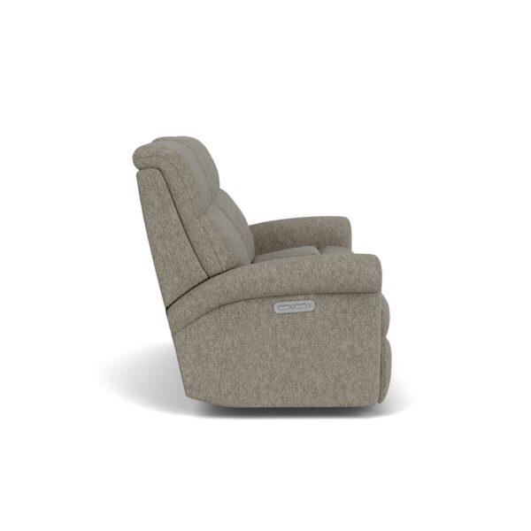Davis Power Reclining Loveseat with Console & Power Headrests - Image 2