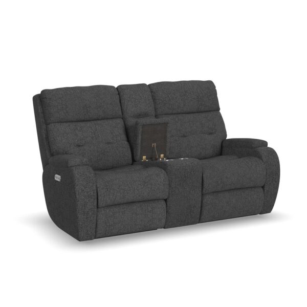 Strait Power Recliner with Power Headrest & Lumbar - Image 4