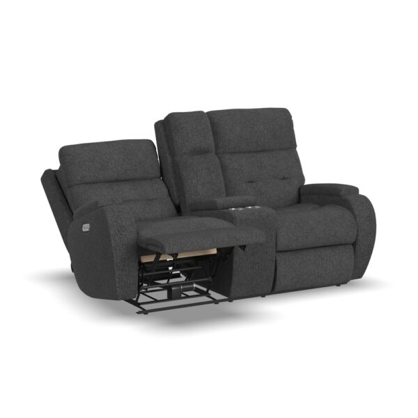 Strait Power Recliner with Power Headrest & Lumbar - Image 5