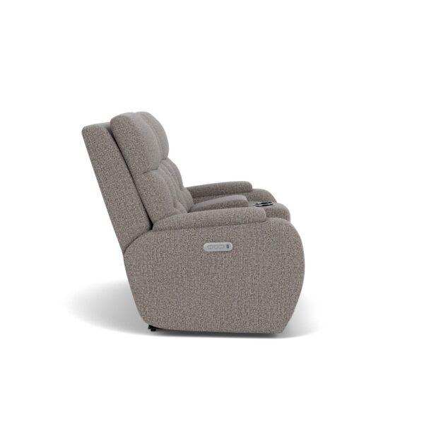 Strait Power Recliner with Power Headrest & Lumbar - Image 9