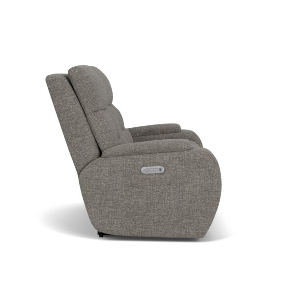 Strait Power Reclining Loveseat with Power Headrests - Image 5