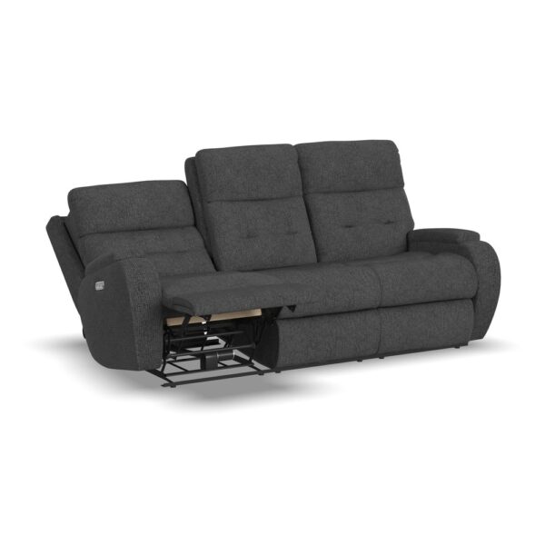 Strait Power Reclining Sofa with Power Headrests - Image 5