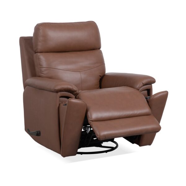 Refined Swivel Gliding Recliner - Image 3