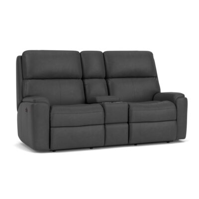Rio Power Reclining Loveseat with Console