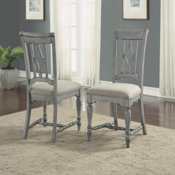 Plymouth Pair of Armless Dining Chairs - Image 5