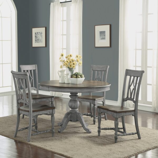 Plymouth Pair of Armless Dining Chairs - Image 3