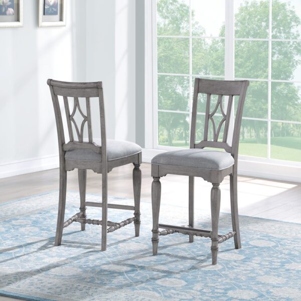 Plymouth Pair of Armless Dining Chairs - Image 3
