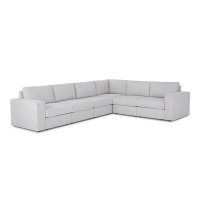 Flex 6-Seat Sectional with Wide Arm